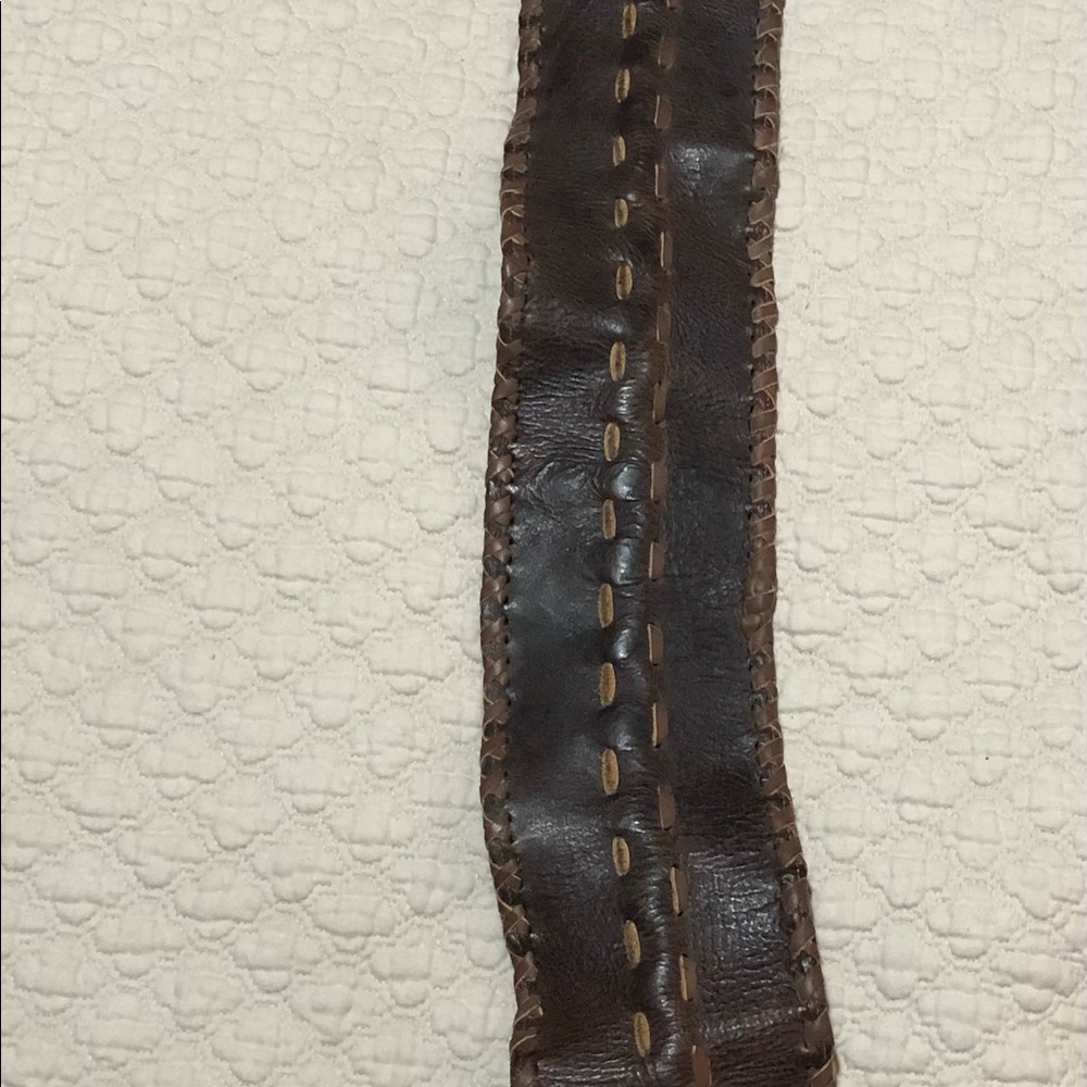 Leather boho belt